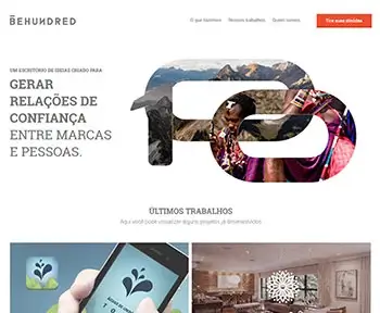 Behundred front-end and back-end website development