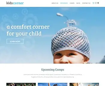 Kids Corner Wordpress website development